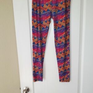 LuLuRoe Vibrant Colorful Legging ONE SIZE